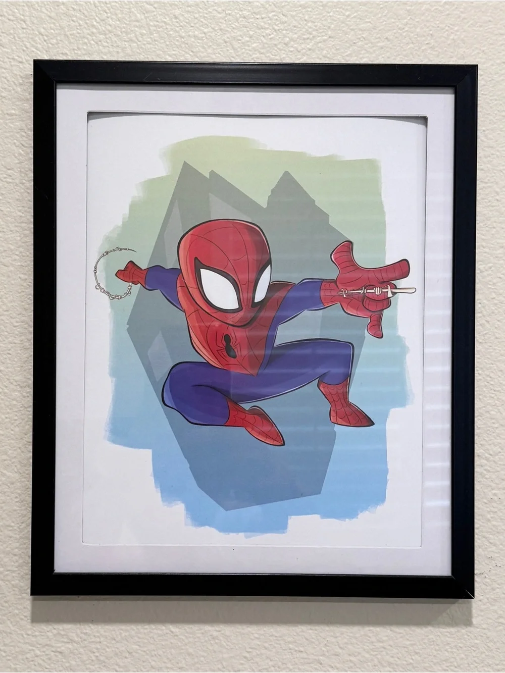 Marvel Superhero Kids Wall Art Se - Spider-Man, Captain America, Hulk, Iron Man.